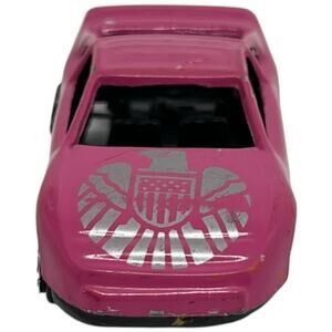 Pink Diecast Toy Car with Silver Eagle Decal